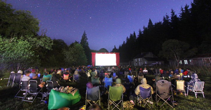 Picnic Cinema Alien Invasion at Hamsterley Forest